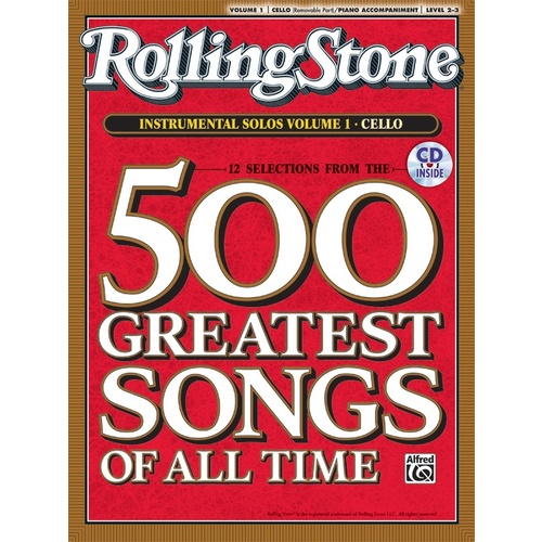 Rolling Stone Instrumental Solos 1 Cello Book/CD