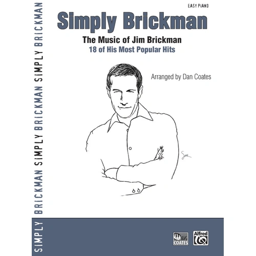Simply Brickman Easy Piano Sheet Music 80 Pages