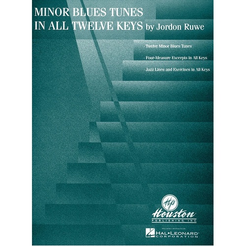 Minor Blues Tunes In All Twelve Keys (Softcover Book)