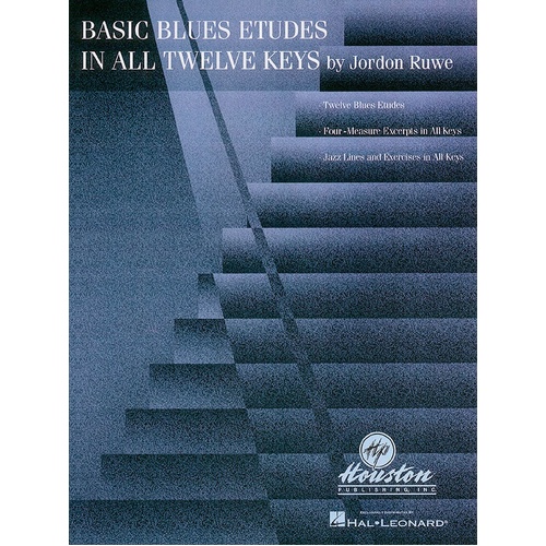 Basic Blues Etudes In All 12 Keys (Softcover Book)