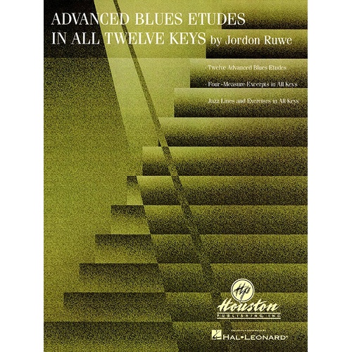 Advanced Blues Etudes In All 12 Keys (Softcover Book)