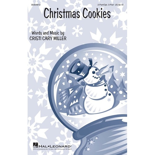 Christmas Cookies Choral Arrangement 2 Part/3 Part by Hal Leonard