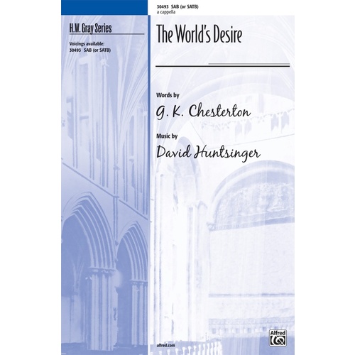 World's Desire SAB Choral Sheet Music