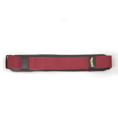 Guitar Man Woven Strap Burgundy 158cm with Padded Backing