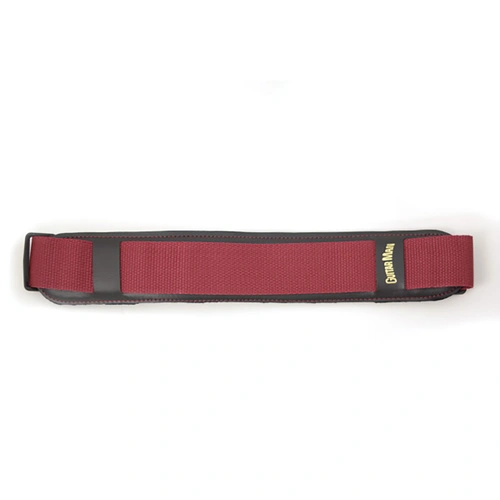 Guitar Man Woven Strap 158cm Burgundy with Padded Backing