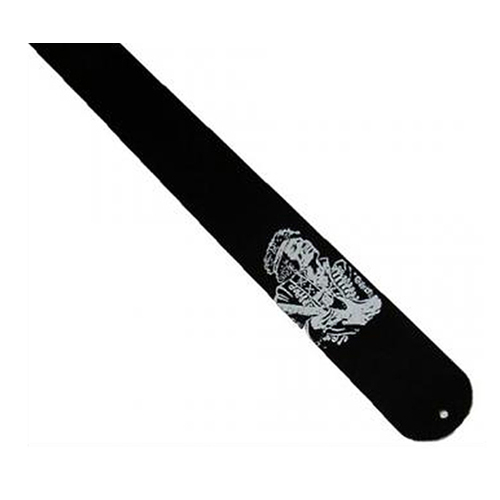 Guitar Strap-Leather Klondyke Black-Jimi