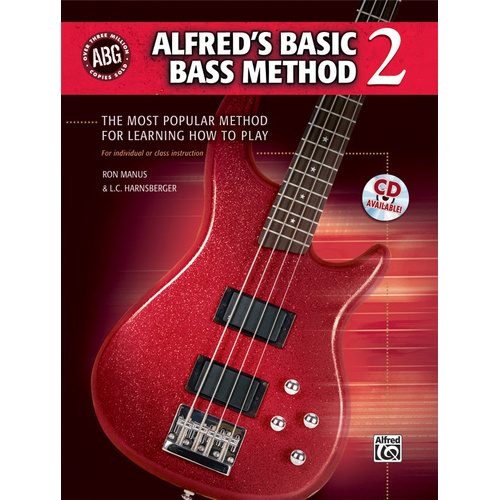 Alfred's Basic Bass Method Book 2 with CD