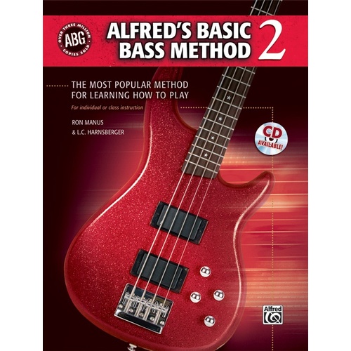 Alfreds Basic Bass Method 2 Book & CD