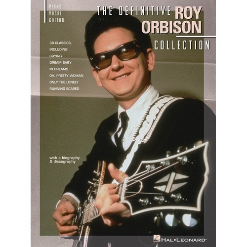 Definitive Roy Orbison Collection PVG Songbook by Hal Leonard - 176 Pages for Piano, Vocal & Guitar
