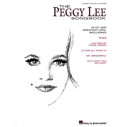 The Peggy Lee Songbook PVG (Softcover Book)
