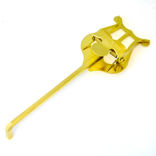 Gold Trumpet Lyre - Bent Stem
