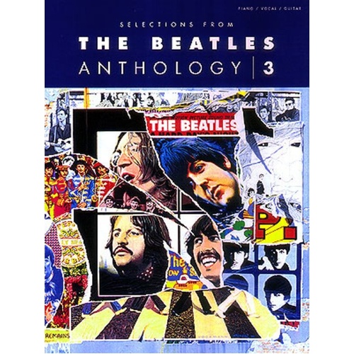 Selections from Beatles Anthology 3 PVG Songbook for Guitar and Piano, 26 Songs, Hal Leonard, 112 Pages