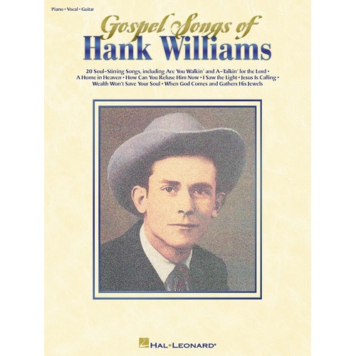 Gospel Songs Of Hank Williams PVG (Softcover Book)
