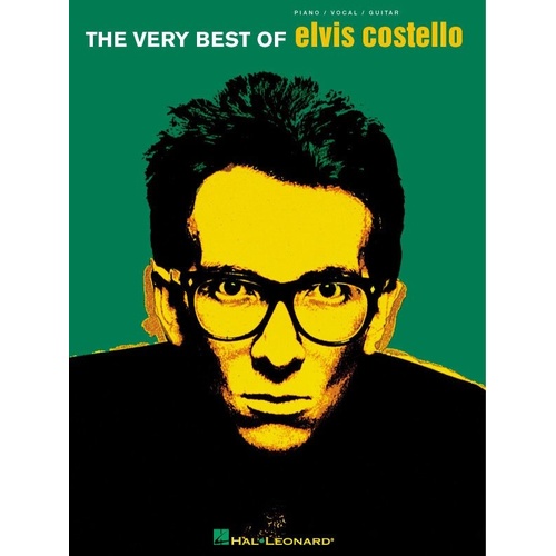 Very Best of Elvis Costello PVG Songbook for Guitar and Piano, 208 Pages, Hal Leonard