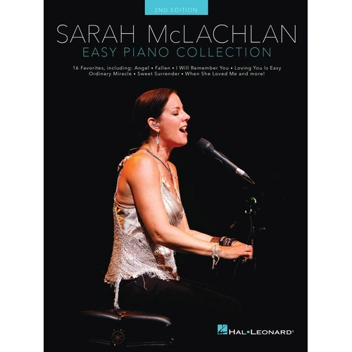Sarah McLachlan Collection Easy Piano Songbook by Hal Leonard - 19 Songs, 112 Pages