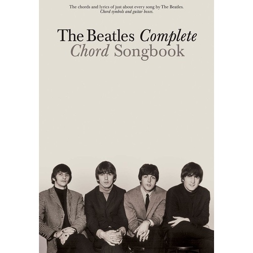 The Beatles Complete Chord Songbook by Hal Leonard - 400 Pages, Guitar Chord Boxes, Lyrics, Melody Line