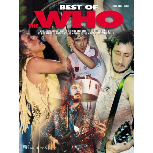 Best Of The Who PVG (Softcover Book)