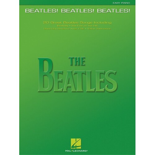 Beatles! Beatles! Beatles! Easy Piano