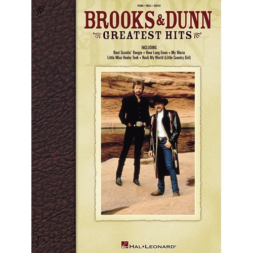 Brooks & Dunn - Greatest Hits PVG Songbook for Guitar and Piano, 96 Pages, Hal Leonard Publisher