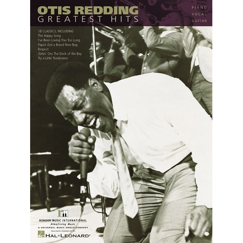 Otis Redding Greatest Hits PVG (Softcover Book)