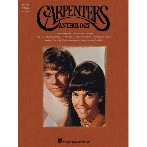 Carpenters Anthology PVG Songbook for Piano & Guitar, 43 Songs, Hal Leonard, 232 Pages