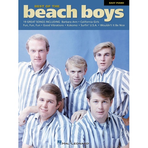Best Of The Beach Boys Easy Piano (Softcover Book)