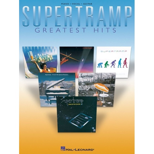 Supertramp Greatest Hits P/V/G Songbook - 14 Hits for Piano, Vocal, Guitar, 96 Pages
