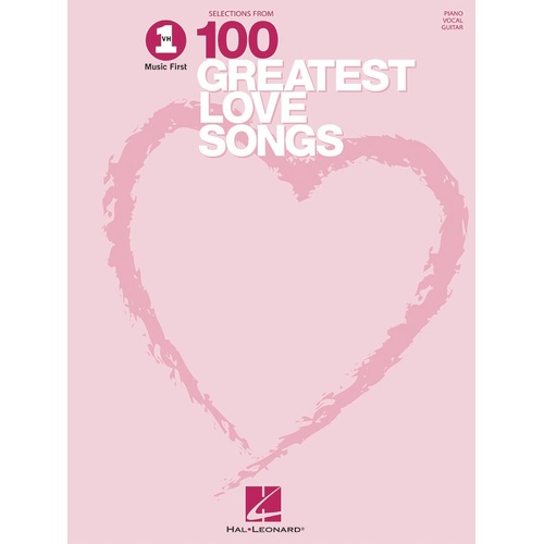 100 Greatest Love Songs PVG Vh1 (Softcover Book)