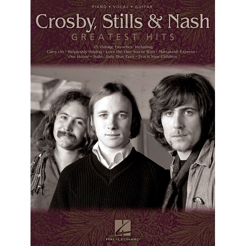 Crosby Stills and Nash - Greatest Hits PVG (Softcover Book)
