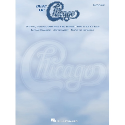 Best Of Chicago Easy Piano (Softcover Book)