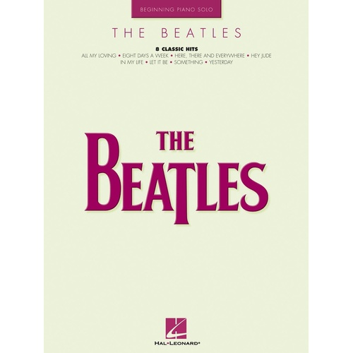 Beatles Beginning Piano Solo (Softcover Book)