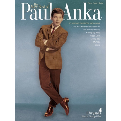 The Very Best Of Paul Anka PVG (Softcover Book)