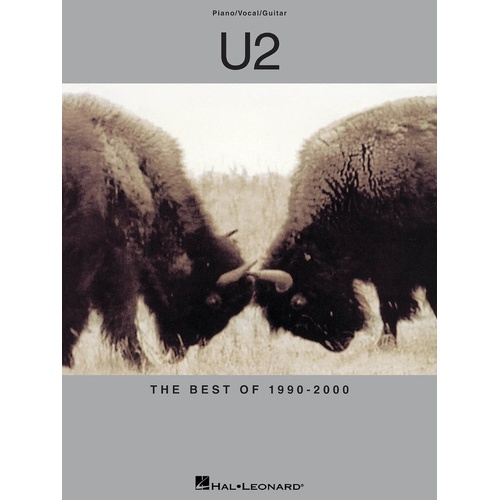 U2 - Best of 1990-2000 Songbook for Piano and Guitar, 133 Pages, Hal Leonard