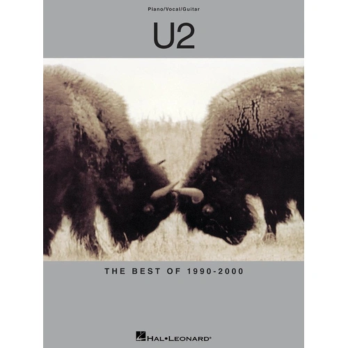 U2 - The Best of 1990-2000 PVG Songbook for Guitar and Piano, 133 Pages, Includes Photos