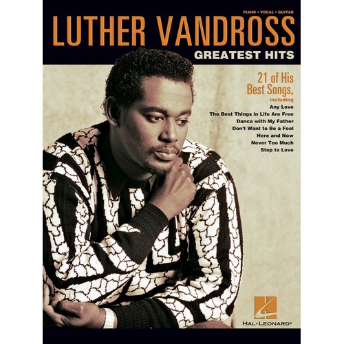 Luther Vandross Greatest Hits PVG (Softcover Book)