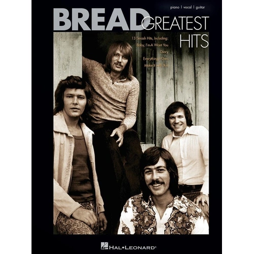 Bread - Greatest Hits Songbook for Guitar and Piano, 64 Pages, Hal Leonard