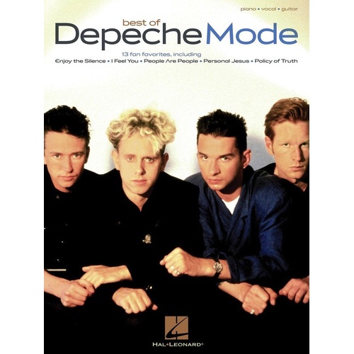 Best of Depeche Mode Piano, Vocal & Guitar Songbook by Hal Leonard, 87 Pages