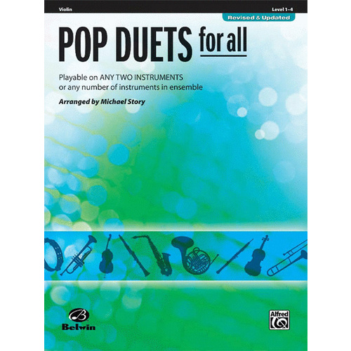 Pop Duets For All - Violin Edition Book Level 1-4