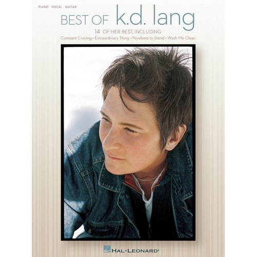 Best of K.D. Lang Songbook for Piano and Guitar, 72 Pages, Hal Leonard