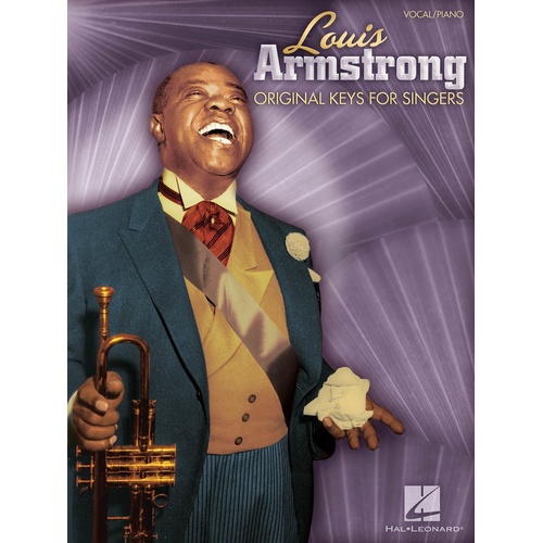 Louis Armstrong Original Keys For Singers (Softcover Book)