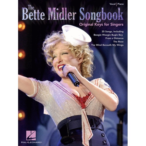 Bette Midler Songbook Original Keys For Singers 