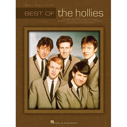 Best Of The Hollies PVG (Softcover Book)