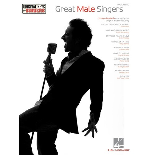 Great Male Singers Original Keys For Singers (Softcover Book)
