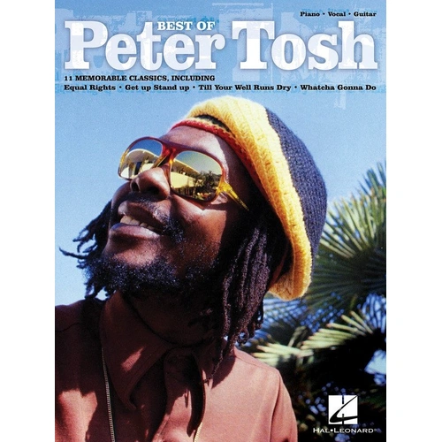 Best of Peter Tosh PVG Songbook by Hal Leonard - 11 Classics for Piano, Vocal & Guitar, 48 Pages