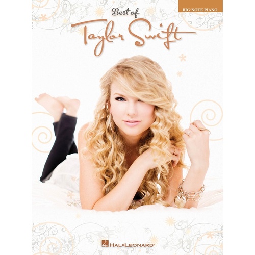 Best Of Taylor Swift Big Note Piano (Softcover Book)