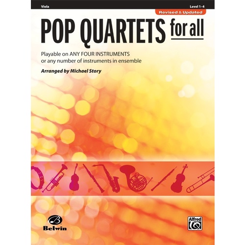 Pop Quartets For All Viola