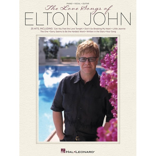 Love Songs Of Elton John PVG (Softcover Book)