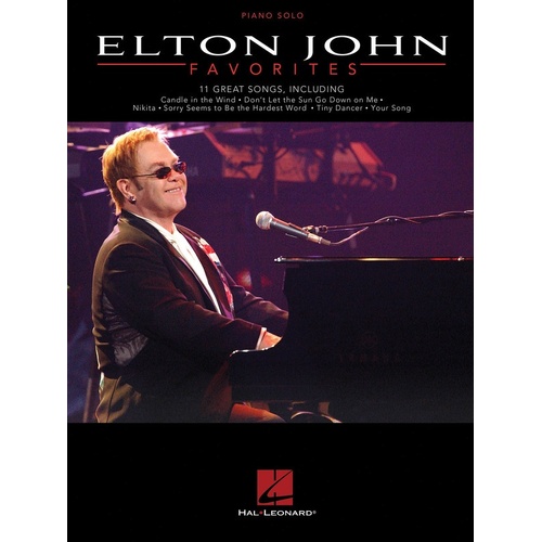 Elton John Favorites Piano Solo (Softcover Book)