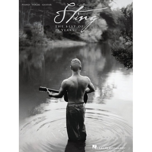 Sting - The Best of 25 Years Songbook for Piano, Vocal & Guitar, 216 Pages, Hal Leonard