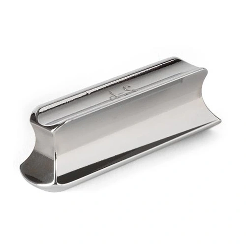 Slide/Shubb-Pearse Steel Bar 81mm - Brass, Chromium-Plated, Hand Polished, For Pedal Steel & Dobro, Unique Contours, Made in USA